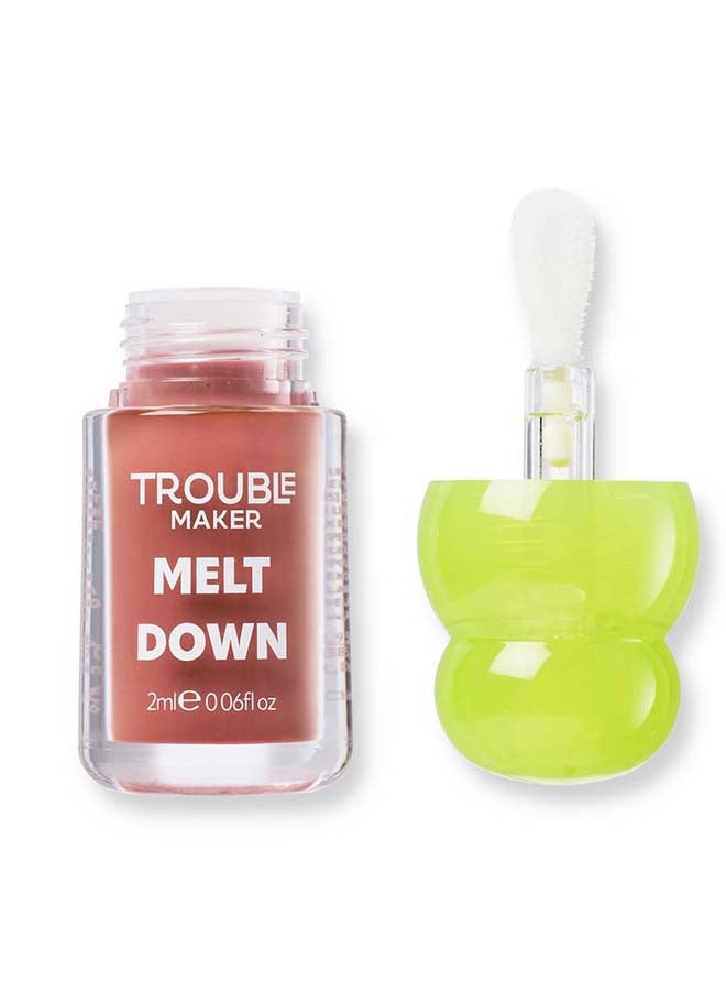 Trouble Maker Melt Down Lip Oil Slip N Slide Nude - Image 1